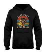 LIVE FAST AND EAT TRASH VINTAGE Hooded Sweatshirt thumbnail