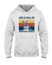 LIFE IS IMPORTANT CHOICES GOLF Hooded Sweatshirt tile