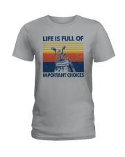 LIFE IS IMPORTANT CHOICES GOLF Ladies T-Shirt tile