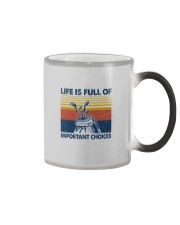LIFE IS IMPORTANT CHOICES GOLF Color Changing Mug tile