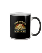 WANNA SMOKE ALPACA BOWL VT Color Changing Mug thumbnail