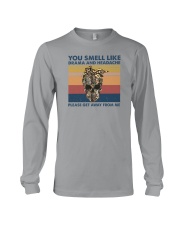 YOU SMELL DRAMA SKULL Long Sleeve Tee tile