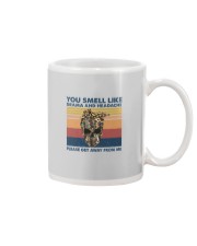 YOU SMELL DRAMA SKULL Mug tile