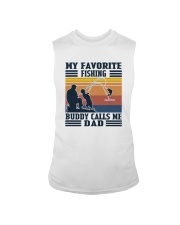 MY FAVORITE FISHING BUDDY CALLS ME DAD Sleeveless Tee tile