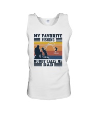 MY FAVORITE FISHING BUDDY CALLS ME DAD Unisex Tank tile
