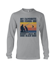 MY FAVORITE FISHING BUDDY CALLS ME DAD Long Sleeve Tee tile
