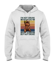I'M NOT DRUNK NOT DEFINITELY NOT SOBER BUT NOT DR Hooded Sweatshirt thumbnail