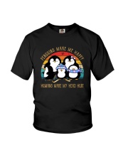 PENGUINS MAKE ME HAPPY HUMANS MAKE MY HEAD HURT Youth T-Shirt thumbnail