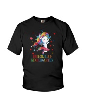HELLO KINDERGARTEN UNICORN Youth T-Shirt front