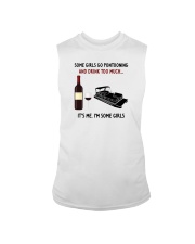 SOME GIRLS GO PONTOONING AND DRINK TOO MUCH Sleeveless Tee tile