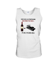 SOME GIRLS GO PONTOONING AND DRINK TOO MUCH Unisex Tank tile