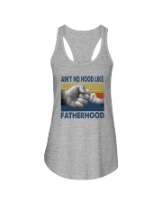 AIN'T NO HOOD LIKE FATHERHOOD Ladies Flowy Tank tile