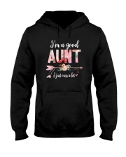 I'M A GOOD AUNT Hooded Sweatshirt thumbnail
