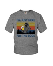 I'M JUST HERE FOR THE BOOS Youth T-Shirt tile
