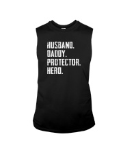 HUSBAND DADDY PROTECTOR HERO Sleeveless Tee tile