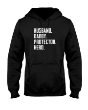 HUSBAND DADDY PROTECTOR HERO Hooded Sweatshirt tile