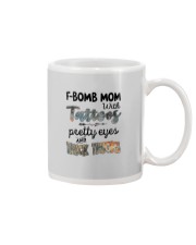 F-BOMB MOM TATTOOS PRETTY EYES THICK THIGHS Mug tile