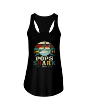 POPS SHARK VINTAGE Ladies Flowy Tank thumbnail