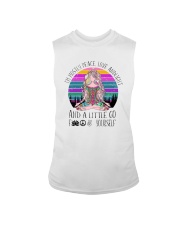 AND A LITTLE GO FUCK YOURSELF Sleeveless Tee tile
