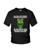 drink skull Youth T-Shirt thumbnail