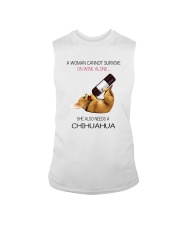 A WOMAN NEEDS WINE AND CHIHUAHUA Sleeveless Tee thumbnail