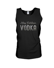 MAY CONTAIN VODKA Unisex Tank tile