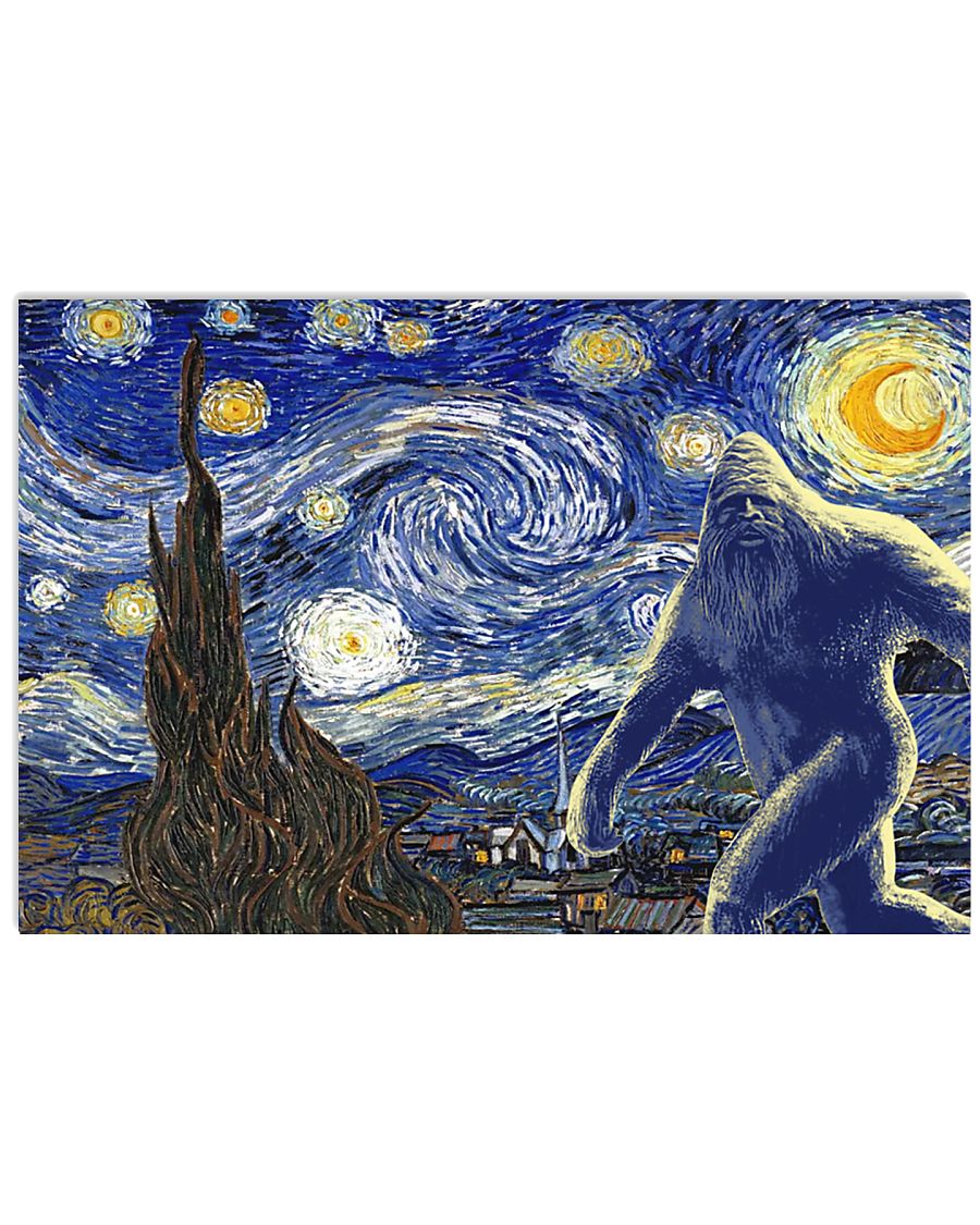 STARRY NIGHT BIGFOOT 24x16 Poster