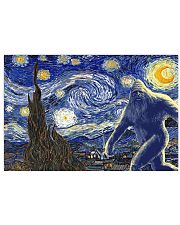STARRY NIGHT BIGFOOT 24x16 Poster front