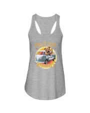 PEACE LOVE AND PITBULLS Ladies Flowy Tank thumbnail