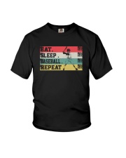 EAT SLEEP BASEBALL REPEAT Youth T-Shirt thumbnail