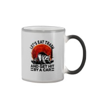 LET'S EAT TRASH AND GET HIT BY A CAR Color Changing Mug tile