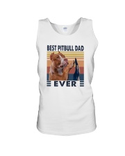 BEST PITBULL DAD EVER Unisex Tank tile