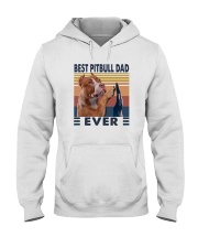 BEST PITBULL DAD EVER Hooded Sweatshirt tile