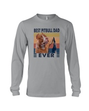 BEST PITBULL DAD EVER Long Sleeve Tee tile