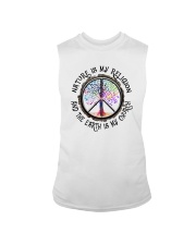 NATURE IS MY RELIGION AND THE EARTH IS MY CHURCH Sleeveless Tee tile