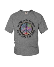 NATURE IS MY RELIGION AND THE EARTH IS MY CHURCH Youth T-Shirt tile