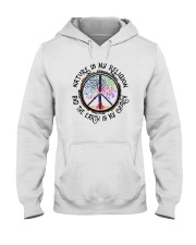 NATURE IS MY RELIGION AND THE EARTH IS MY CHURCH Hooded Sweatshirt tile