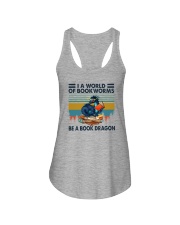 BE A BOOK DRAGON Ladies Flowy Tank tile