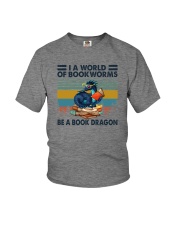 BE A BOOK DRAGON Youth T-Shirt tile