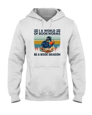 BE A BOOK DRAGON Hooded Sweatshirt tile