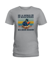 BE A BOOK DRAGON Ladies T-Shirt tile