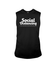 SOCIAL DISTANCING YOU'RE TOO CLOSE Sleeveless Tee thumbnail