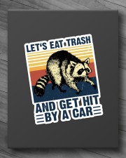 LET'S EAT TRASH NAD GET HIT BY A CAR VINTAGE Sticker - Single (Vertical) aos-sticker-single-vertical-lifestyle-front-10