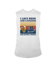 I LIKE BEER AND KAYAKING Sleeveless Tee tile