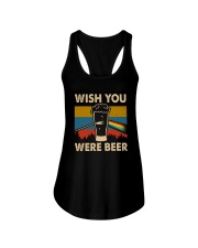 WISH YOU WERE BEER Ladies Flowy Tank thumbnail