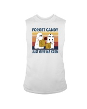 FORGET CANDY JUST GIVE ME YARN Sleeveless Tee tile