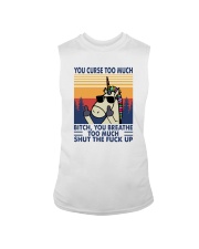 YOU CURSE TOO MUCH UNICORN Sleeveless Tee tile