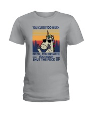 YOU CURSE TOO MUCH UNICORN Ladies T-Shirt tile