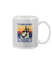 YOU CURSE TOO MUCH UNICORN Mug tile