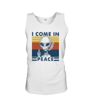 I COME IN PEACE Unisex Tank tile